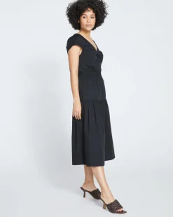 Universal Standard Ambroeus Smocked Poplin Dress