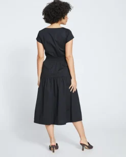 Universal Standard Ambroeus Smocked Poplin Dress