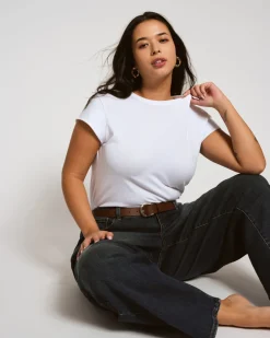 Universal Standard Ashley Cap Sleeve Tee