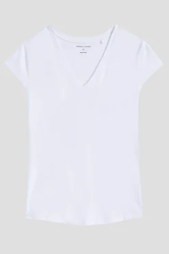 Universal Standard Ashley V Neck Cap Sleeve Tee