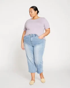Universal Standard Bae Boyfriend Crop Jeans