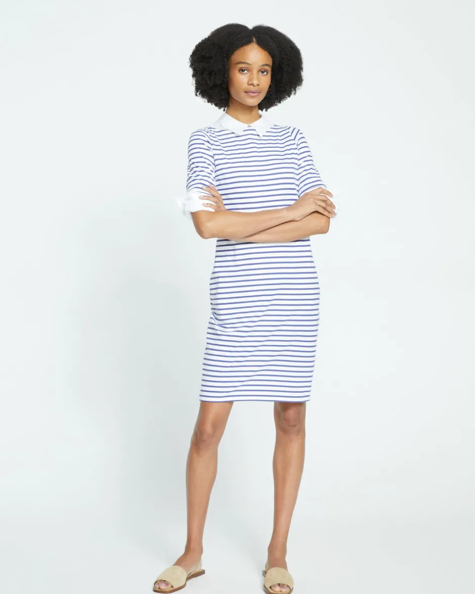 Universal Standard Belle Breton Stripe Jersey Dress