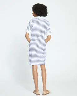 Universal Standard Belle Breton Stripe Jersey Dress