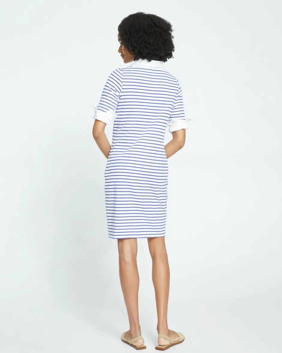 Universal Standard Belle Breton Stripe Jersey Dress