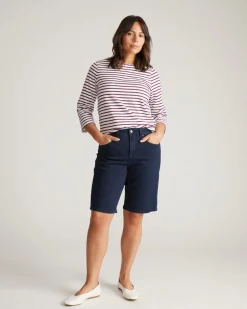 Universal Standard Belle Breton Stripe Jersey Tee