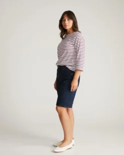 Universal Standard Belle Breton Stripe Jersey Tee