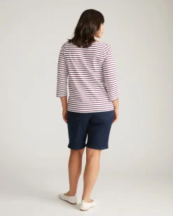 Universal Standard Belle Breton Stripe Jersey Tee