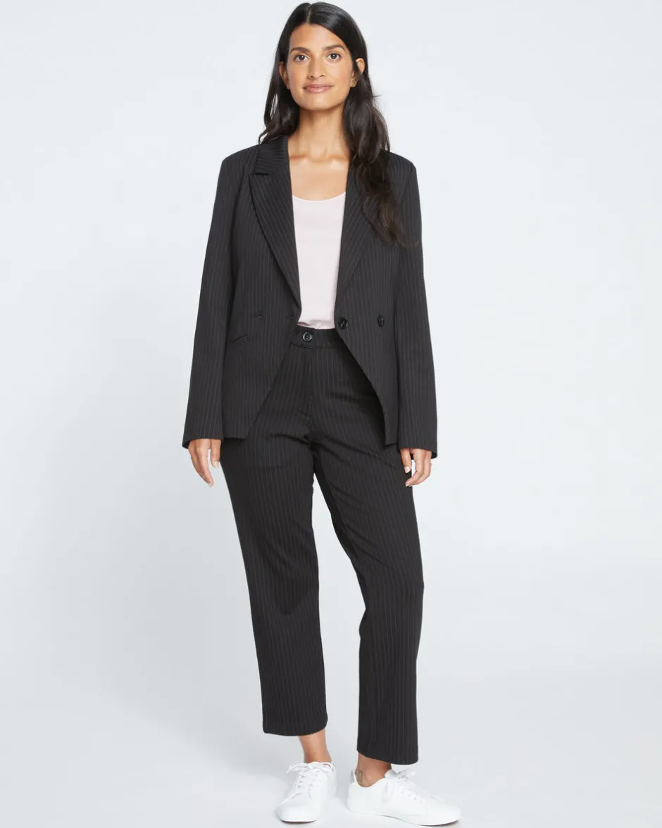 Universal Standard Bianca Double Breasted Ponte Blazer