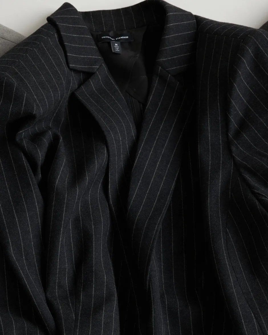 Universal Standard Bianca Double Breasted Ponte Blazer