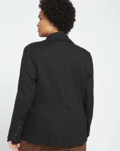 Universal Standard Bianca Double Breasted Ponte Blazer