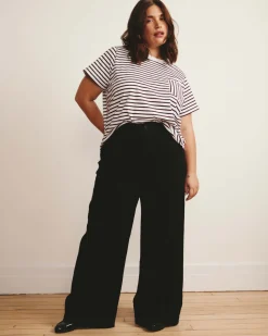 Universal Standard Breton Stripe Garcon Tee