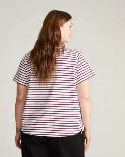 Universal Standard Breton Stripe Garcon Tee