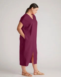 Universal Standard Cabana Linen Kaftan