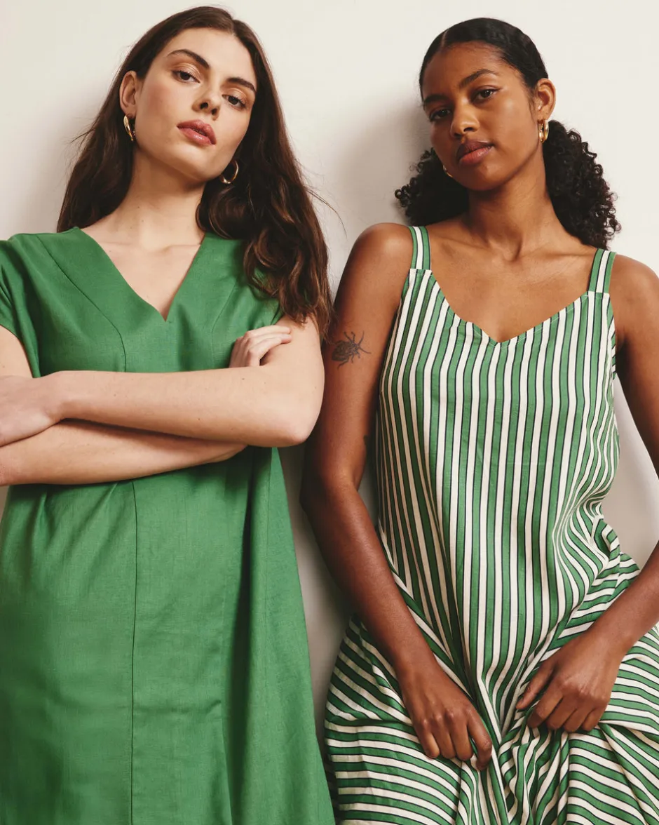 Universal Standard Cabana Linen Kaftan