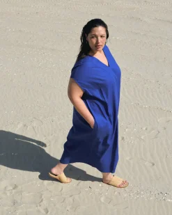 Universal Standard Cabana Linen Kaftan