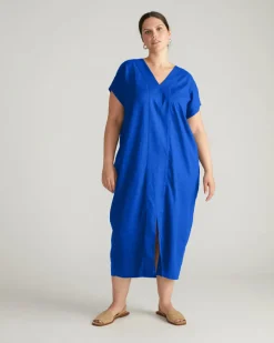 Universal Standard Cabana Linen Kaftan
