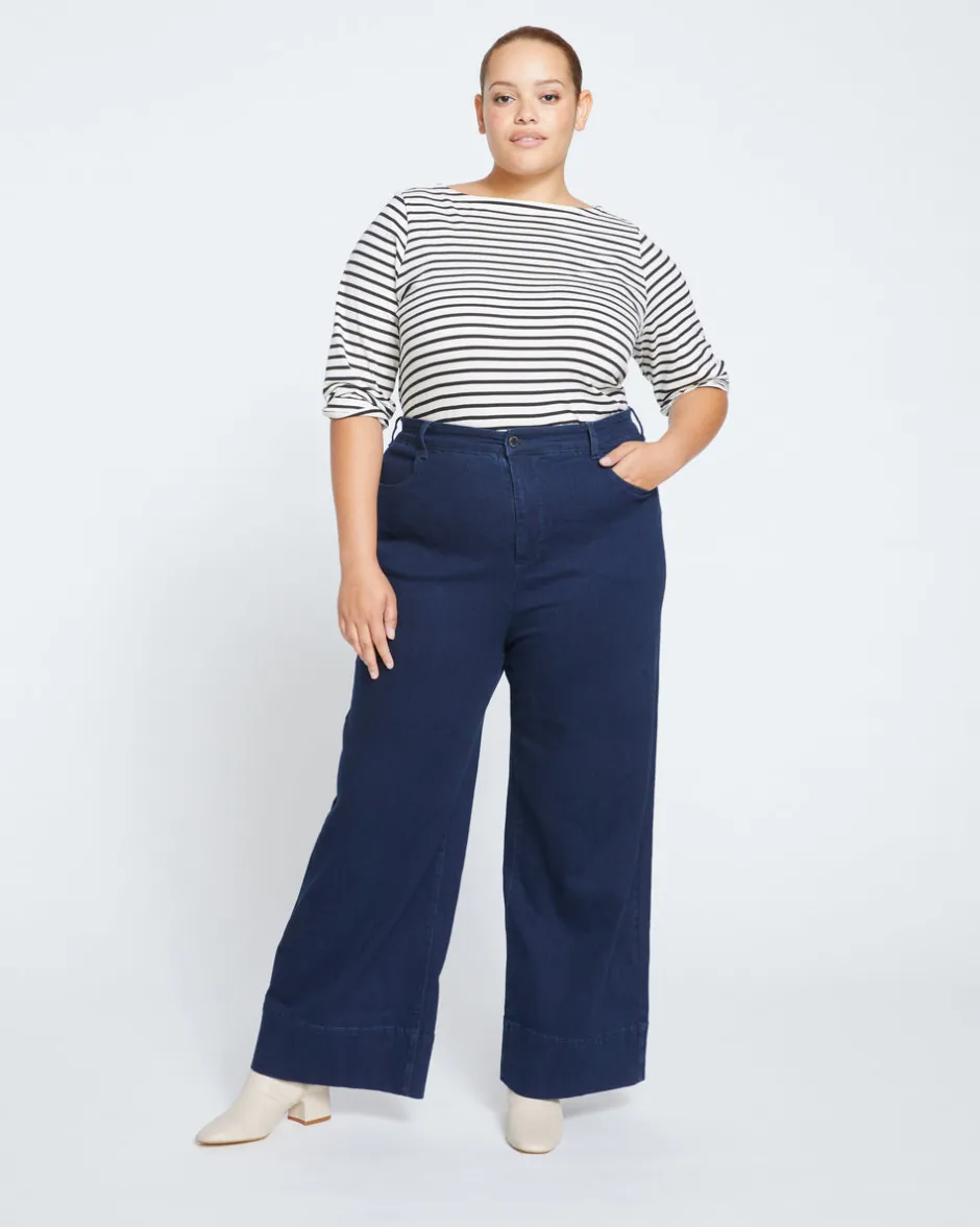 Universal Standard Carrie High Rise Wide Leg Jeans