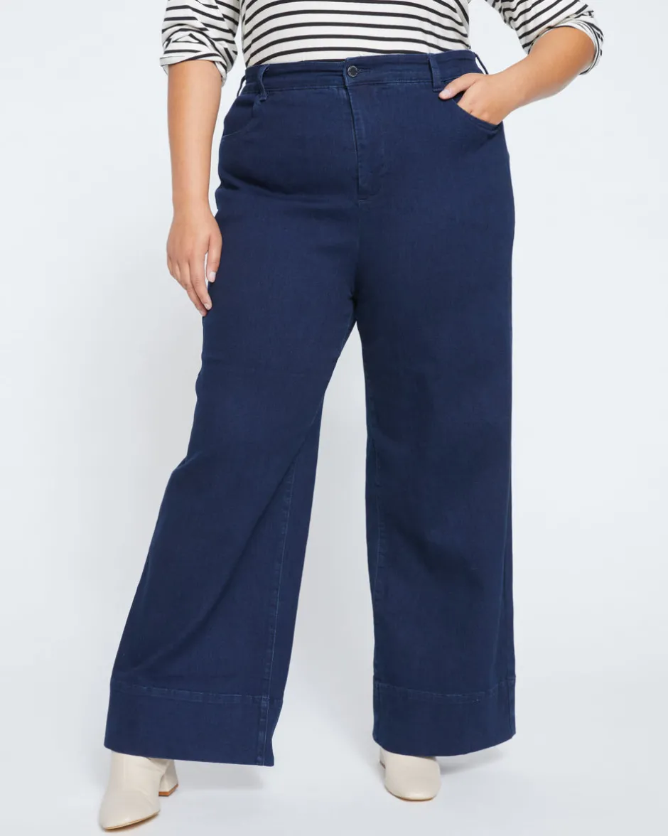 Universal Standard Carrie High Rise Wide Leg Jeans