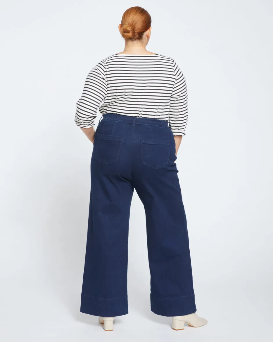 Universal Standard Carrie High Rise Wide Leg Jeans