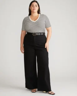 Universal Standard Carrie High Rise Wide Leg Jeans