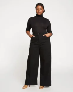 Universal Standard Carrie High Rise Wide Leg Jeans