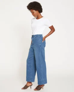 Universal Standard Carrie High Rise Wide Leg Jeans