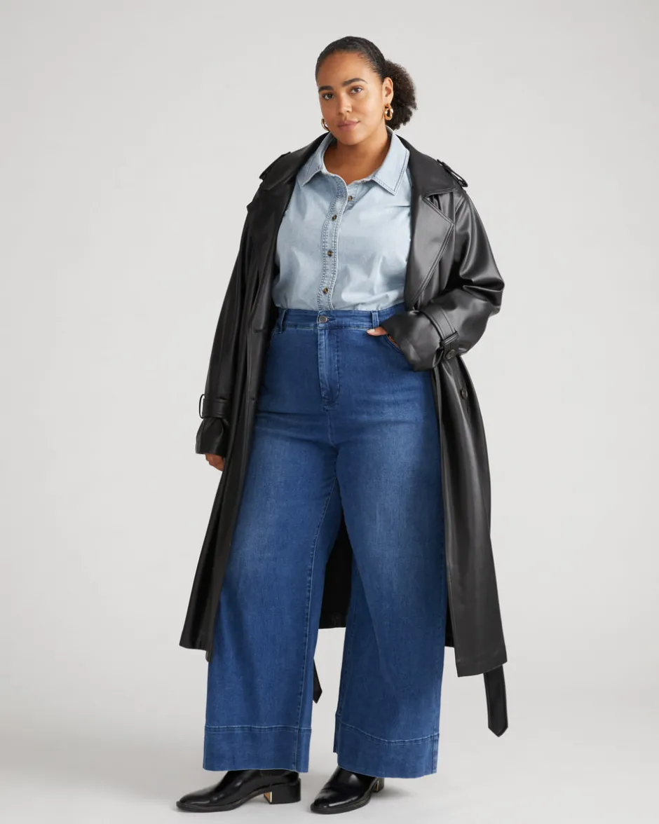 Universal Standard Carrie High Rise Wide Leg Jeans