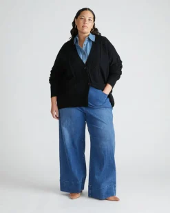 Universal Standard Carrie High Rise Wide Leg Jeans