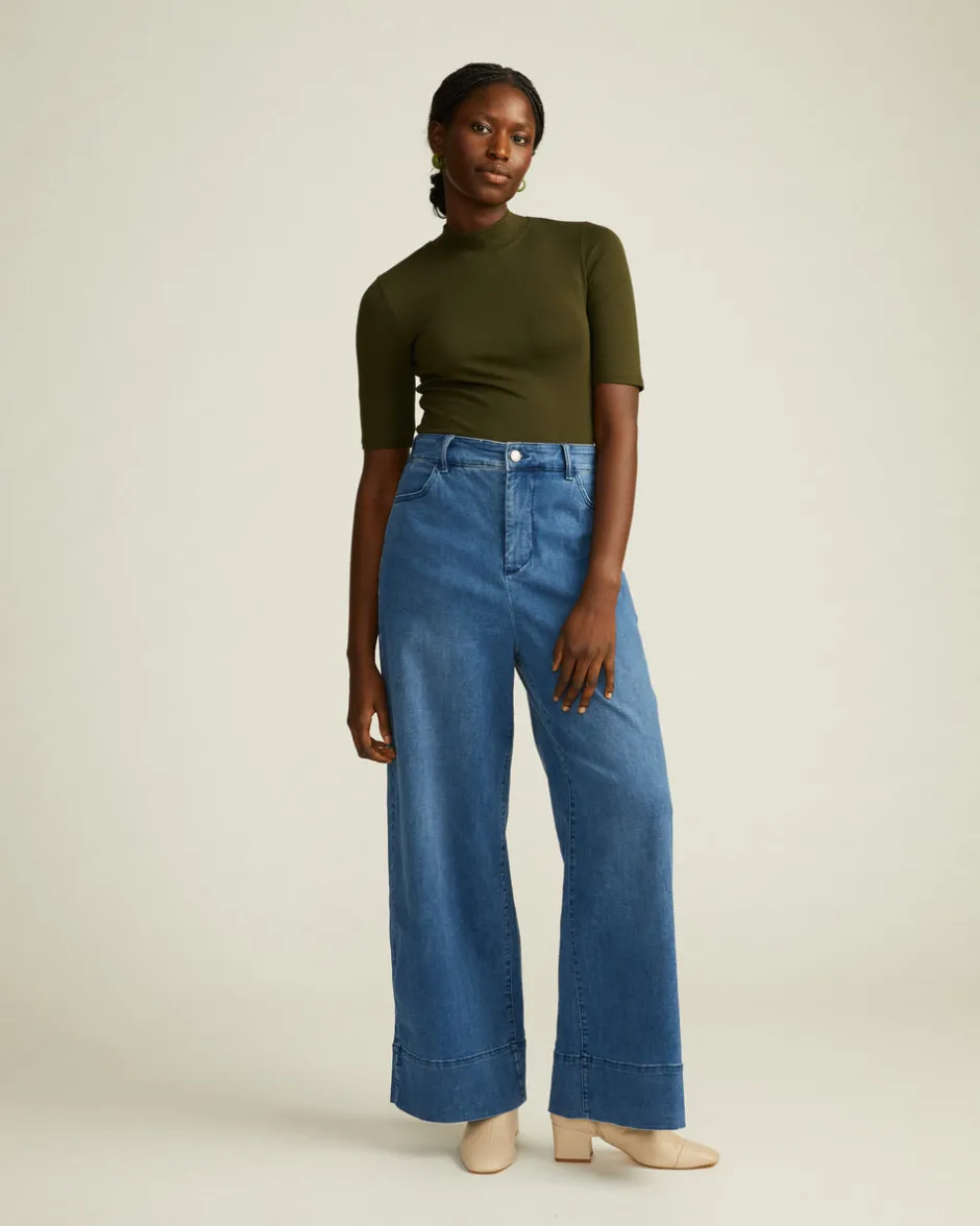 Universal Standard Carrie High Rise Wide Leg Jeans
