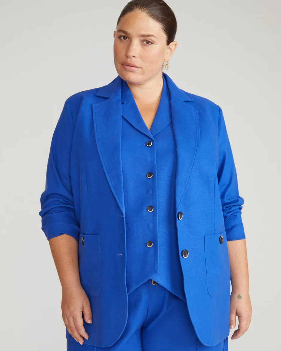 Universal Standard Coastal Linen Blazer