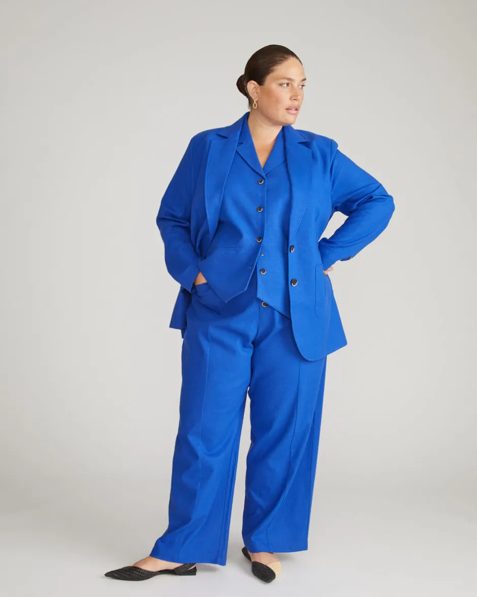 Universal Standard Coastal Linen Blazer
