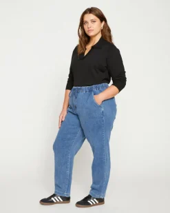 Universal Standard ComfortDenim Drawstring Jean Trouser
