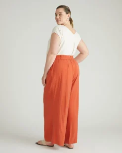 Universal Standard Cooling Cupro Wide Leg Pant