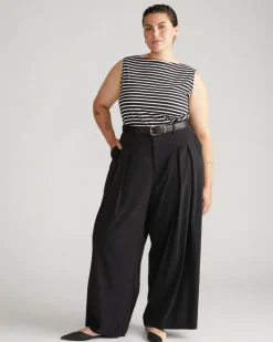 Universal Standard Cooling Cupro Wide Leg Pant