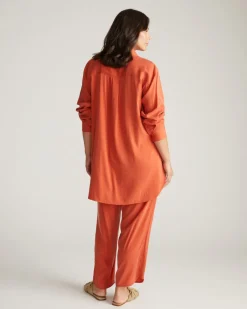 Universal Standard Cooling Stretch Cupro Artist Shirt