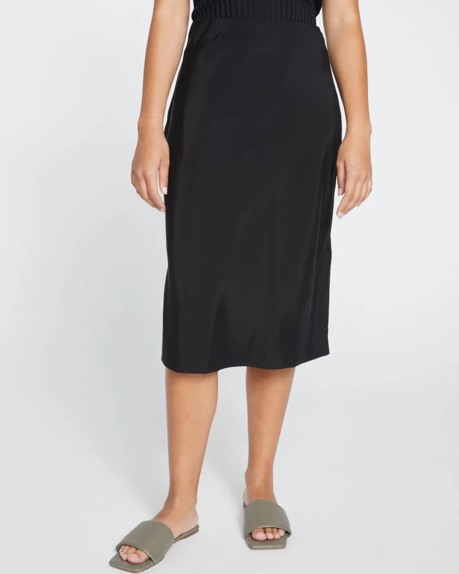 Universal Standard Cooling Stretch Cupro Bias Skirt