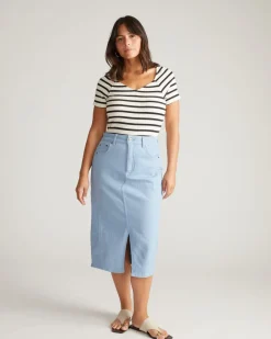 Universal Standard Dakota Denim Skirt