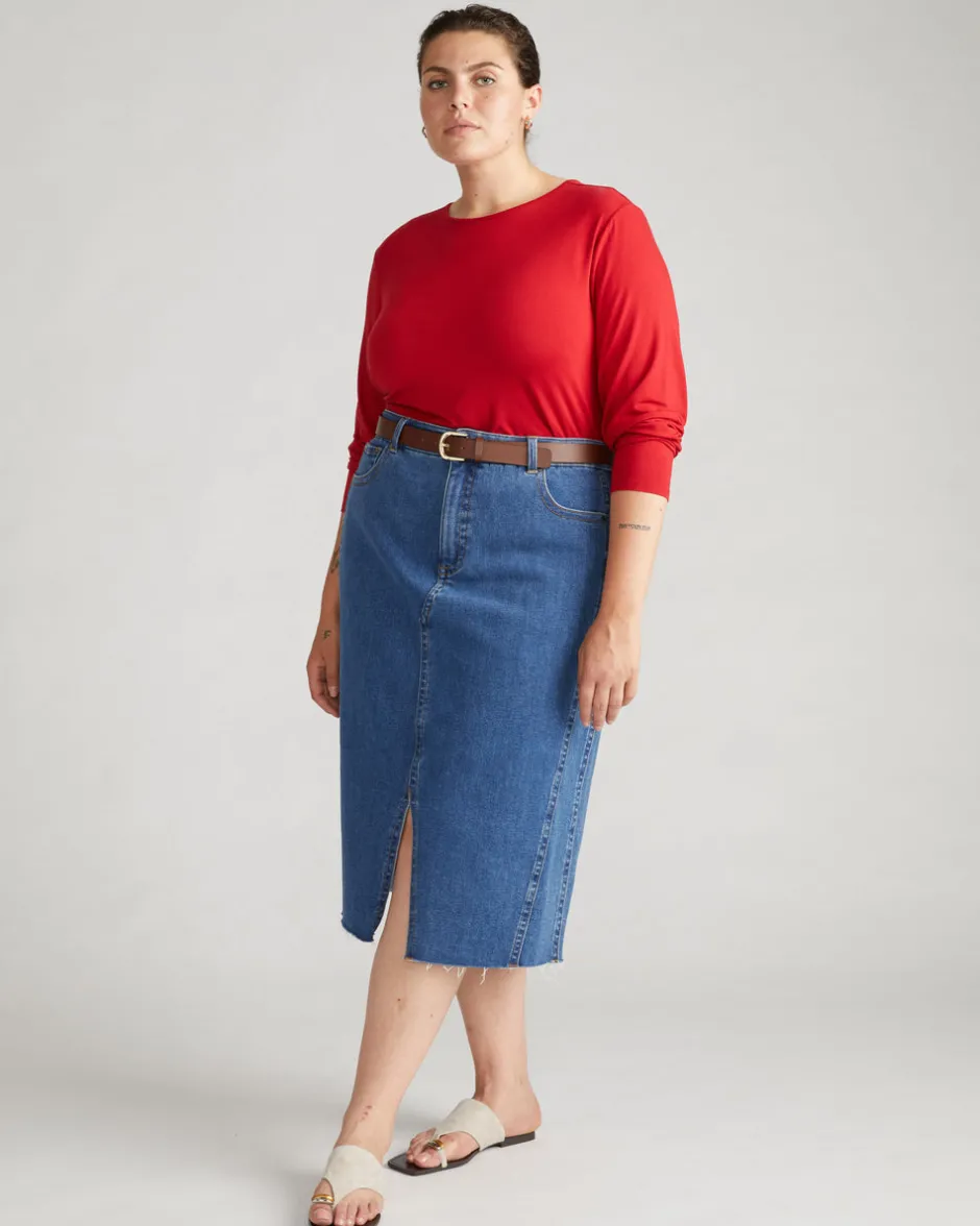 Universal Standard Dakota Denim Skirt