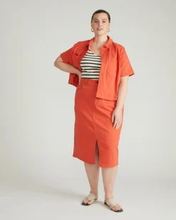 Universal Standard Dakota Denim Skirt