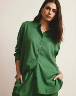 Universal Standard Dawn Linen Hi Low Tunic