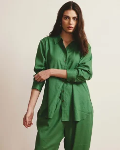 Universal Standard Dawn Linen Hi Low Tunic