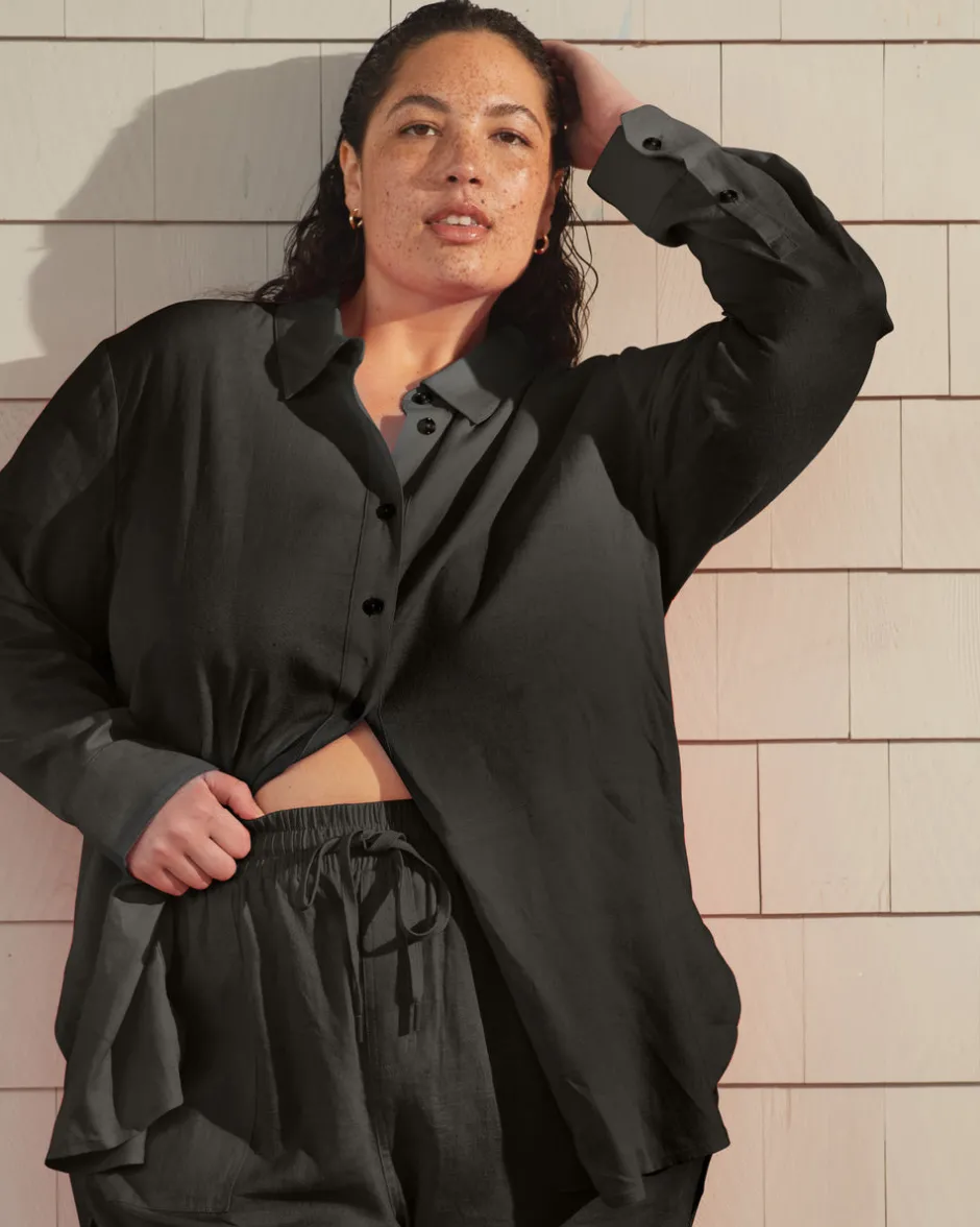 Universal Standard Dawn Linen Hi Low Tunic
