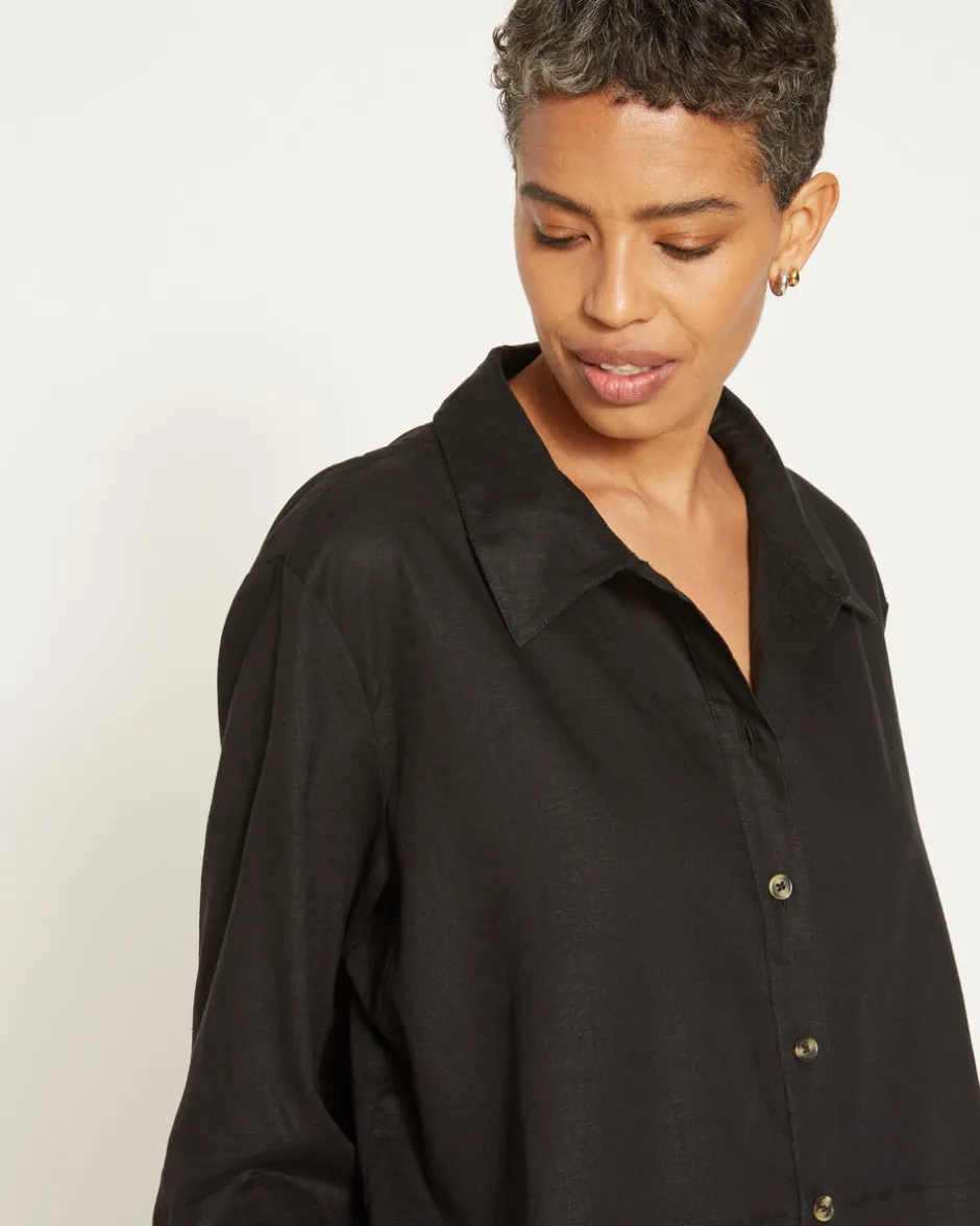 Universal Standard Dawn Linen Hi Low Tunic