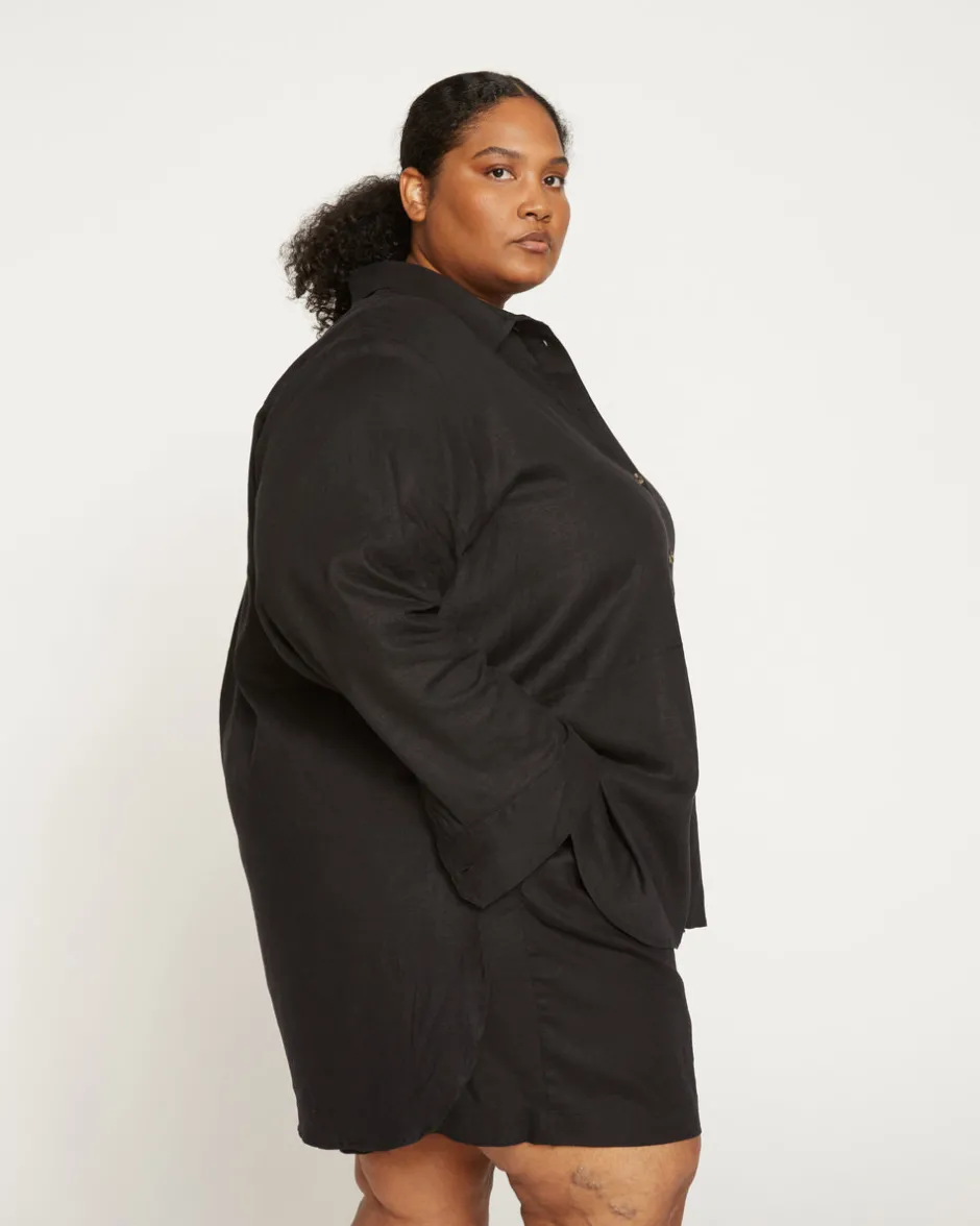 Universal Standard Dawn Linen Hi Low Tunic