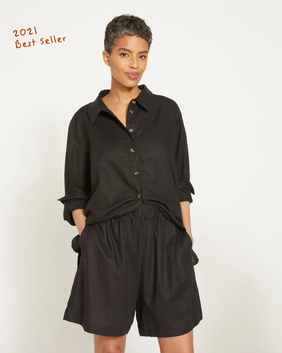 Universal Standard Dawn Linen Hi Low Tunic