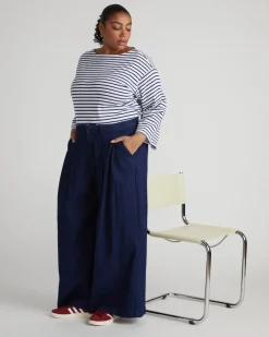 Universal Standard Denim Wide Leg Pant