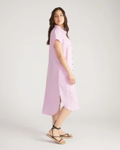 Universal Standard Dune Linen Shirtdress