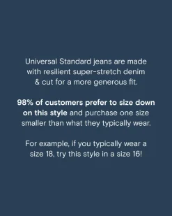 Universal Standard Dylan High Rise Tapered Jeans 29 Inch