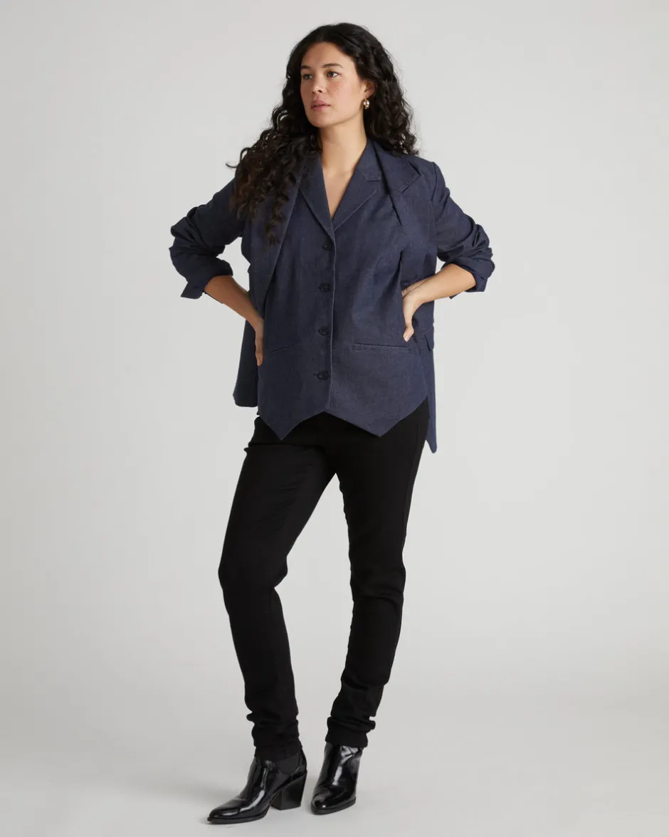 Universal Standard Edwin Denim Look Vest