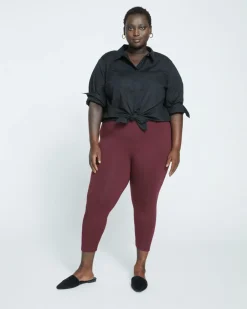 Universal Standard Elbe Stretch Poplin Shirt Classic Fit